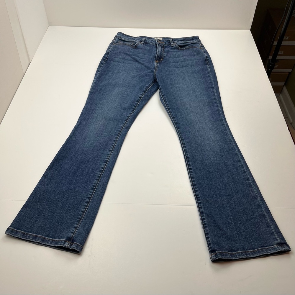 Ann Mashburn‎ Bootcut Womens Size 28 Blue Denim Jean Pockets Western Ankle
